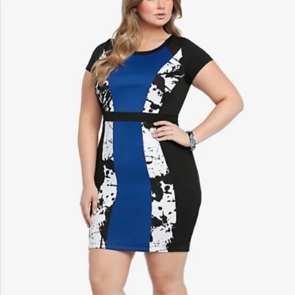 torrid Dresses & Skirts - Torrid Artsy Abstract Art Dress